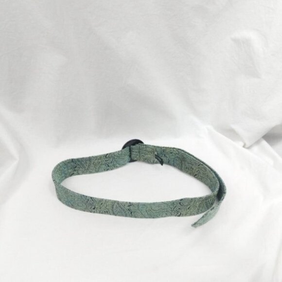 J. Crew Tie Silk Multi Colored Printed Belt S/M - Picture 2 of 7